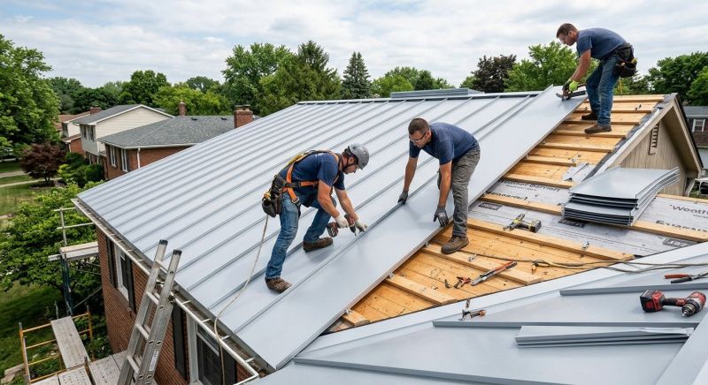 Aluminum Roof Replacement