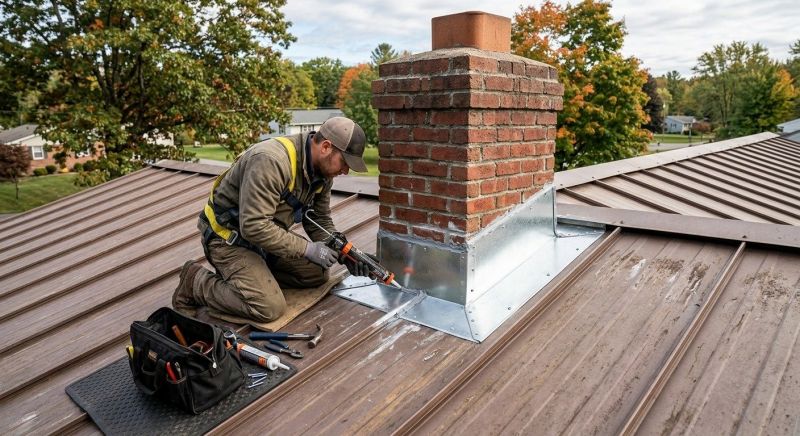 Roof Flashing Installation