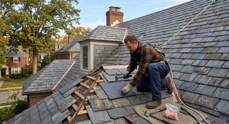 Slate Roofing Service