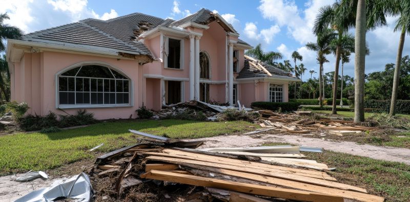 Storm Damaged Roof Repair