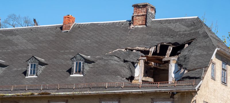 Storm Damaged Roof Repair