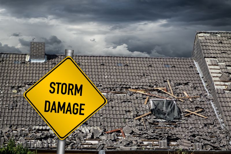 Storm Damaged Roof Repair